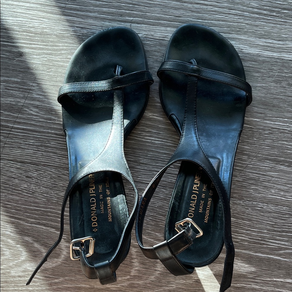 Donald J. Pliner Elegant Black Sandals